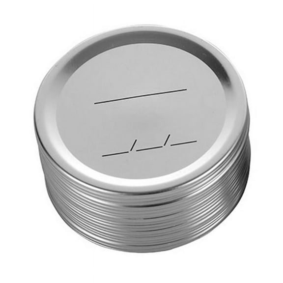 50PCS Jar Lids Wide Mouth Canning Lids Reusable Metal Canning Jar Leak-Proof Split-Type Canning Caps 86mm