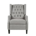 thumbnail image 2 of Llinc Store 20. 50" Deep x 22" Wide Modern Tufted Fabric Push Back Recliner Traditional Home Theater Single Sofa, Gray, 2 of 9