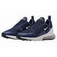 thumbnail image 1 of Nike Air Max 270 Men's Shoes Midnight Navy Metallic Silver White AH8050 406, 1 of 6