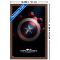 thumbnail image 3 of Marvel Captain America: Brave New World - Teaser One Sheet Wall Poster, 14.725" x 22.375" Framed, 3 of 5