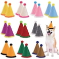 thumbnail image 1 of Set de gorros de cumpleaños para perros Cellcacn, tamaño pequeño, 9,5 cm, 20 unidades, ajustables, 1 of 7