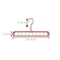 thumbnail image 6 of Closet Space Saving Hangers -Clothing Cascading Hanger 9 Slots- Multi Hangers - Cascading Hangers -Pink, 6 of 9