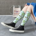 thumbnail image 5 of KLL Cute Floral Frog Print Cool Socks Men's Women's Crew Socks Funny Crazy Novelty Stockings, 5 of 6