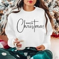 thumbnail image 4 of Craaazy Women's Christmas Shirt Long Sleeve Merry Christmas Sweatshirts Casual Pullover Tops Gifts, 4 of 9