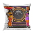 thumbnail image 1 of BOSDECO Ethnic for Placard Beautiful Beauty Pillow Case Pillow Cover 20x20 inch, 1 of 1