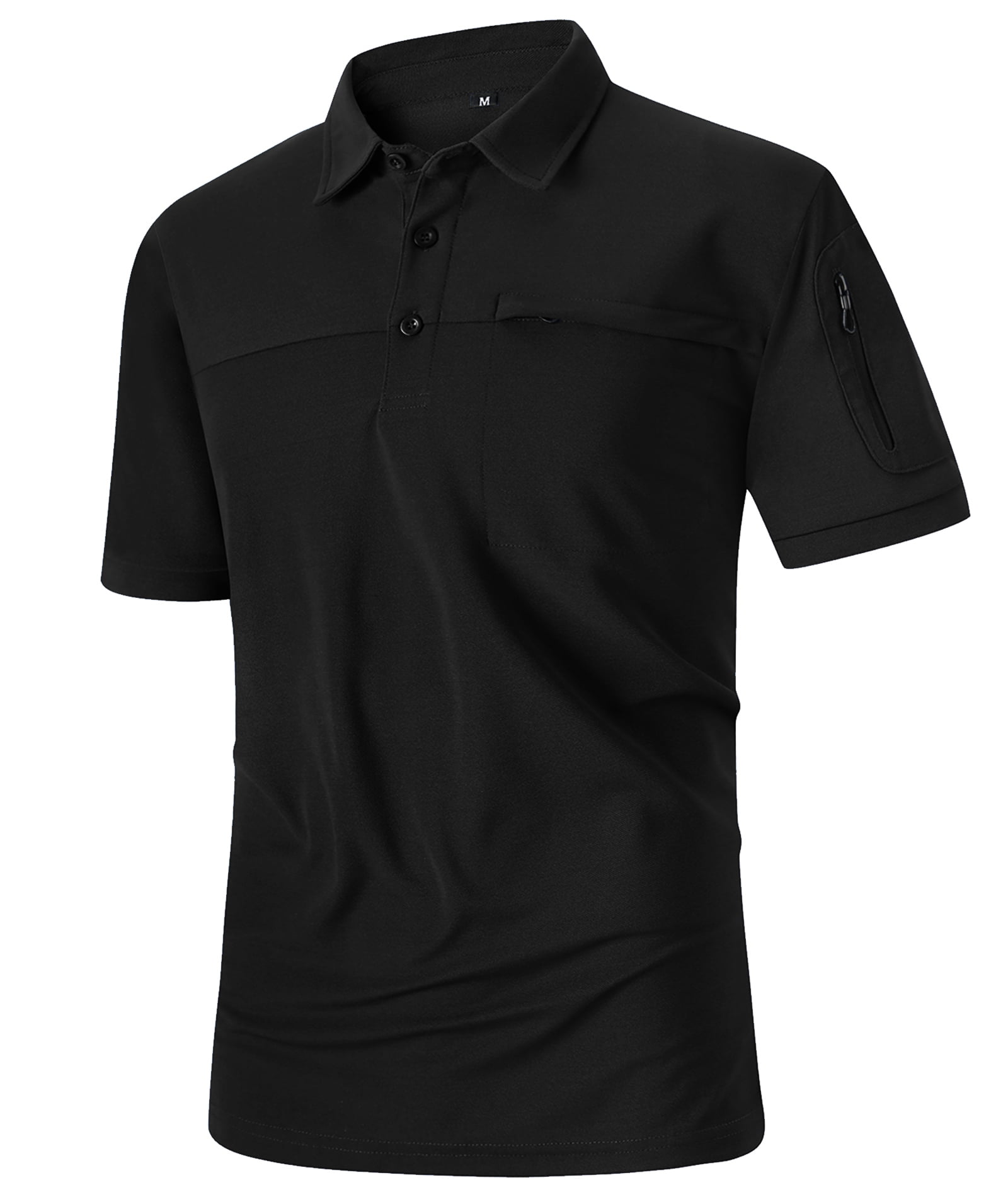 SWISSWELL Casual Mens Golf Polo Shirts Summer Short Sleeve with Double ...