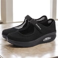 thumbnail image 4 of Zapatos Ortopédicos Ligeros Likrtyny para Mujer Cómodos Interiores y Exteriores negro 40, 4 of 9