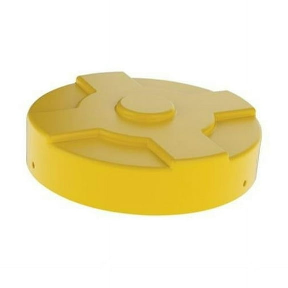 Vestil Manufacturing DC-P-55-YL 55 gal Drum Cover, Yellow