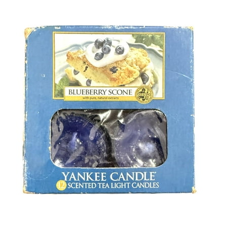 Yankee Candle Blueberry Scone Scented Tea Light Candles