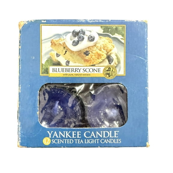 Yankee Candle Blueberry Scone Scented Tea Light Candles