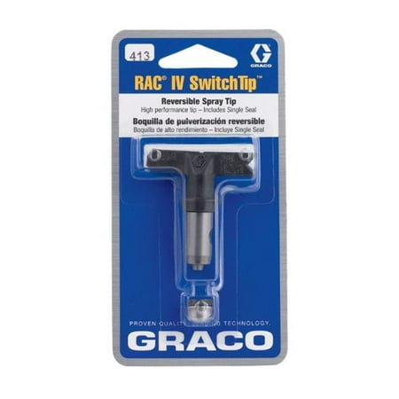 GRACO 221413 Airless Tip,Sz 0.013 In,Pattern 8 In
