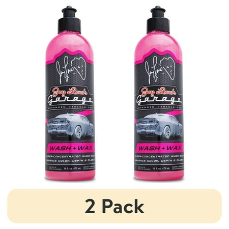 (2 pack) Jay Leno's Garage Car Wash + Wax (16 oz) - Clean & Shines Car Paint