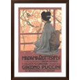 thumbnail image 2 of Art.com Madame Butterfly Poster Art Print, Brown Frame Wall Art, 32" x 44", 2 of 5