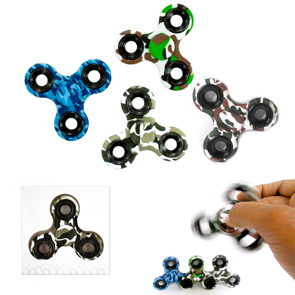 Hand Spinner Cubes Tri Double Spinner Autism Relief Pocket Fidget Toy Gifts 