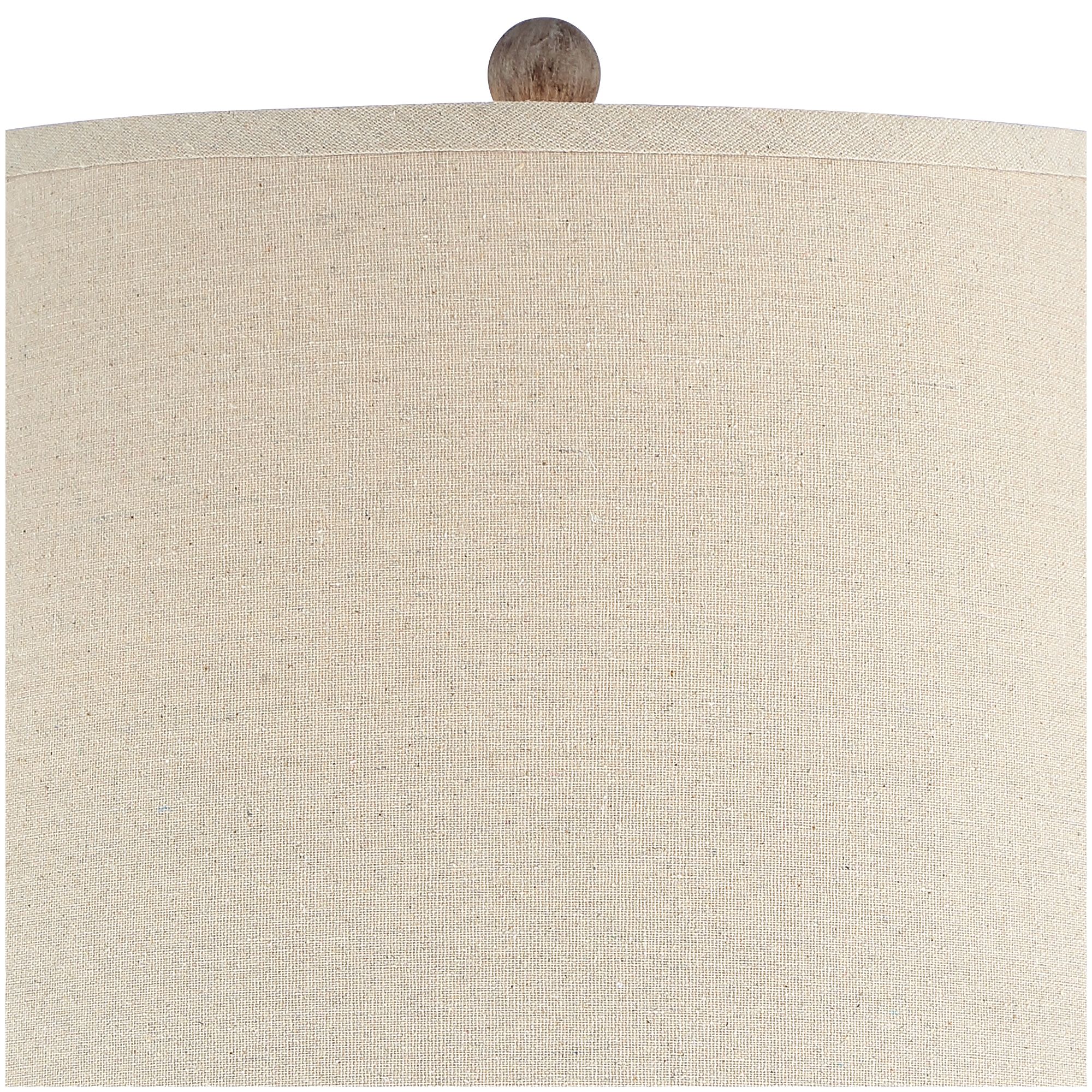 Regency Hill Glenn 27" Tall Urn Traditional Southwestern Table Lamps Set of 2 WiFi Smart Socket Gray Terra Cotta Living Room