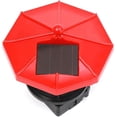 thumbnail image 4 of Faro solar, faro LED con energía solar, lámpara colgante solar LED impermeable IP65, luz solar giratoria de 360 ​​grados para exteriores (rojo, 3,74 pulgadas), 4 of 5