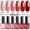 C, variant on 6Pcs Gel Polish Set, 6 Vibrant Colors UV Gel Nail Polish Red Blue Green Christmas Gift for Women Girls