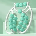 thumbnail image 6 of 20 Wheels Muscle Relax Roller Arm Leg Massage Shoulder Calves Massage Roller Green, 6 of 8