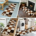 thumbnail image 6 of 2x6 Washable Runner Rug, Denim Cow Non-Slip Hallway Runner for Entryway Kitchen Bedroom, Western Cowboy Indoor Carpet Runner Floor Mat, 6 of 9