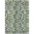 thumbnail image 2 of 10' X 14' Sage And Artichoke Green Abstract Washable Indoor Outdoor Area Rug, 2 of 5