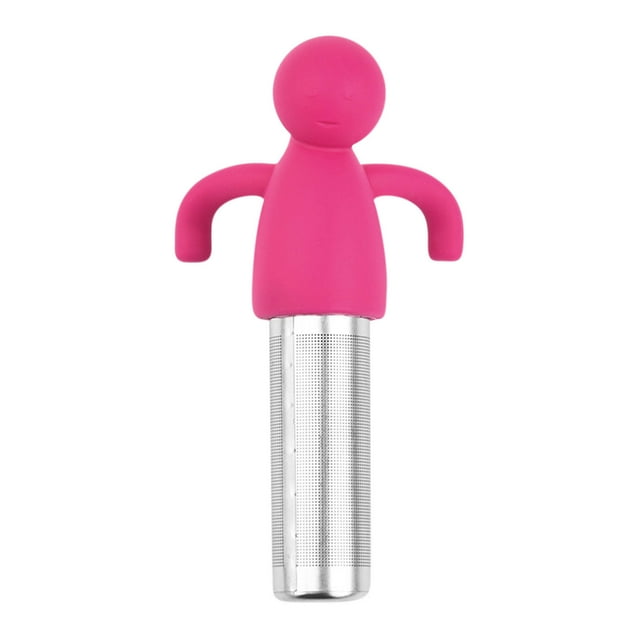TIMIFIS Silicone Infuseur à Thé en Filtre à Thé en Forme Humaine Machine à Thé en Acier Inoxydable Machine à Thé Filtre à Thé Ustensiles de Cuisine & Gadgets