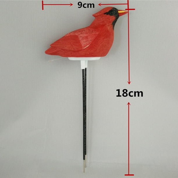 Probador de agua del suelo forma de pájaro maceta sensor de humedad medidor de granja (rojo) Sywqhk Libre de BPA