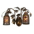 thumbnail image 2 of Meyda 157211 20 in. Oak Leaf & Acorn 2 Light Wall Sconce, 2 of 5