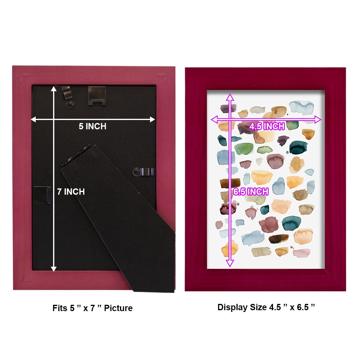Shattered Segments I - Framed Print w/glass - Cherry Red