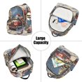 thumbnail image 5 of JIALIOU Mini Backpack Purse for Women Quilted Casual Daypack Small Travel Shoulder Bag, Christmas Tree and Snowman on Truck, 5 of 7