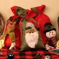 thumbnail image 7 of MINKUROW Christmas Gift Bags Bulk,3 Pcs Drawstring Gift Bags Large with 3D Santa Claus Snowman Reindeer,Reusable Christmas Treat Bags Goody Bags Burlap Sack for Xmas Party Supplies(15 X 8 Inches), 7 of 7