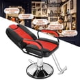 thumbnail image 6 of Artist Hand Salon Recliner Barber Chair for Hair Stylist Shampoo (Black & Red), 6 of 9