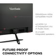 ViewSonic OMNI VX2428 24 Inch Gaming Monitor 180hz 0.5ms 1080p IPS with