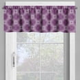thumbnail image 2 of Ambesonne Oriental Valance Pack of 2, Floral Tiles Purple Tones, 54"X12", Pale Mauve and Purple, 2 of 5