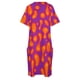 thumbnail image 5 of Vestido de noche holgado con bolsillo y lámpara de lava morada para mujer, vestidos elegantes y holgados para mujer., 5 of 7