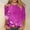Hot Pink 1, variant on Womens Summer Shirts and Tops Womens Summer Tops Dressy Casual Women's Tops 3/4 Sleeve Plus Size T Shirts Women Printed T Shirts for Women Loose Fit
