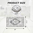 thumbnail image 2 of Anti Fatigue Kitchen Mats for Floor,17.3" x 29" Cushioned Boho Vintage Grey Kitchen Rugs,Non-Slip Waterproof Kitchen Sink Standing Mat Wipe Clean for Kitchen,Laundry Floor, 2 of 6