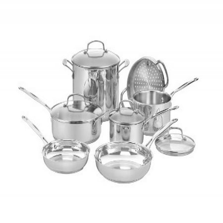 Photo 1 of ** missing lids**
Cuisinart 77-11G Chef's Classic Stainless 11-Piece Cookware Set
