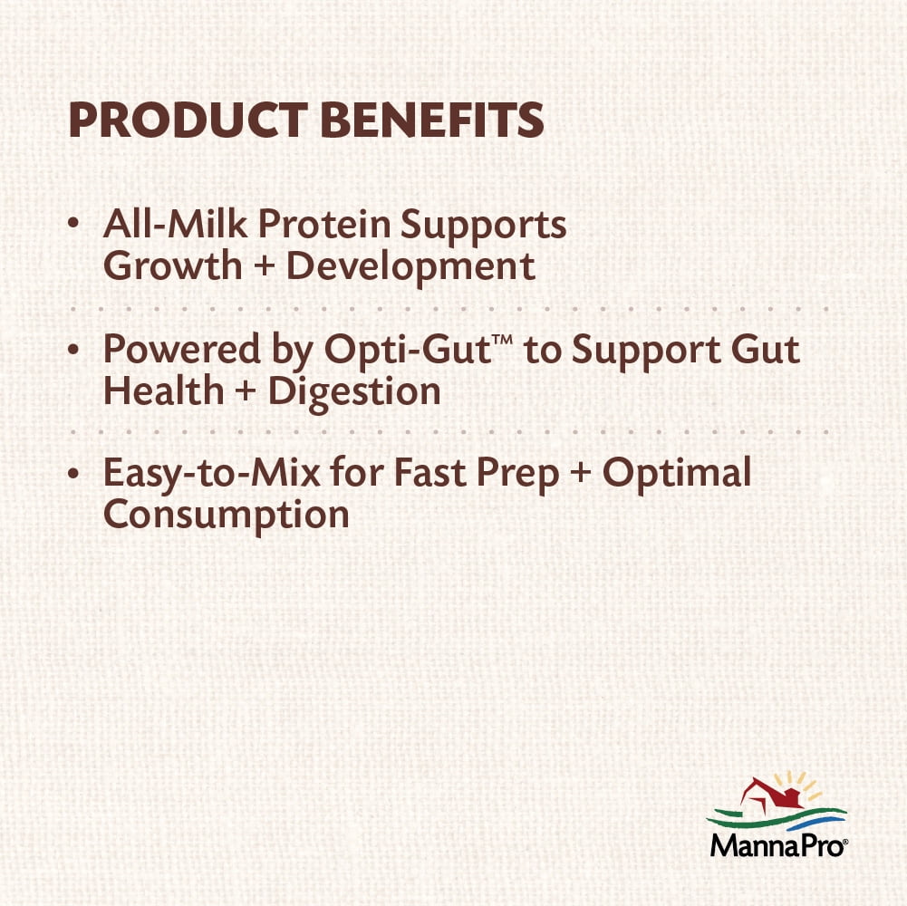 Manna Pro Kid Milk Replacer with Probiotics for Goat Kids, 8 lb