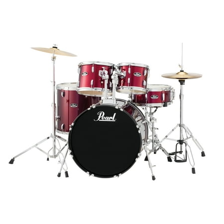 Pearl Roadshow 5-Piece New Fusion Drum Set Wine Red