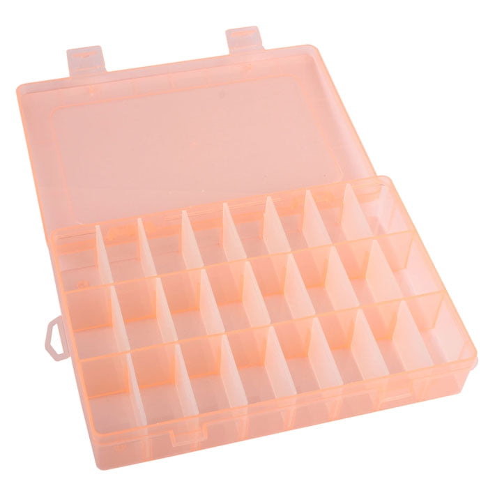 Rockford Plastic Organizer Box with Adjustable Dividers (6-24