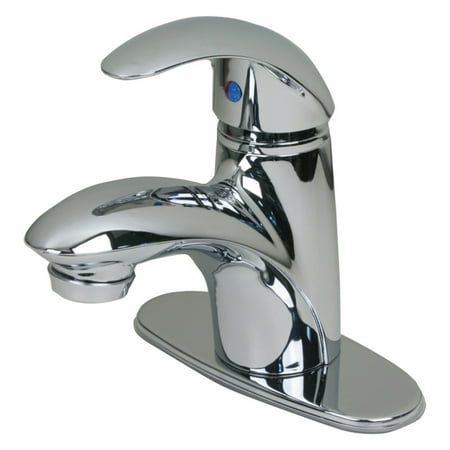 Chrome Lavatory Drain - Ultra Faucets UF34120 Single Handle Chrome Lavatory Faucet with Pop-Up Drain