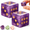 Purple, variant on 2Pcs 16mm Natural Crystal Mahjong Dice Set, 6 Sided Substantial Weight Decorative Gemstone Dice, Perfect Mahjong Hostess Gift & Tabletop Party Accessories