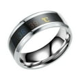 thumbnail image 1 of Xihbxyly Anillo de Control de Temperatura, Pantalla Que Cambia de Color, Diseño Que Refleja El Estado de Ánimo, Alivia El Estrés y Aumenta La Energía, Ideal para Hombres y Mujeres, Regalo Elegante, A, 1 of 1