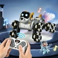 thumbnail image 2 of Transformable Mechanical Remote Control Stunt Car With 8 Wheels Climbing LED Lights Music Effects Educational Toy For Toddlers, 2 of 7