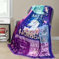 thumbnail image 5 of Horse Gifts for Kids Girls Women Throw Blankets, Cute Horse Pattern Flannel for Couch Sofa Bed Chair Decor, 50 x 60 inch, 5 of 7