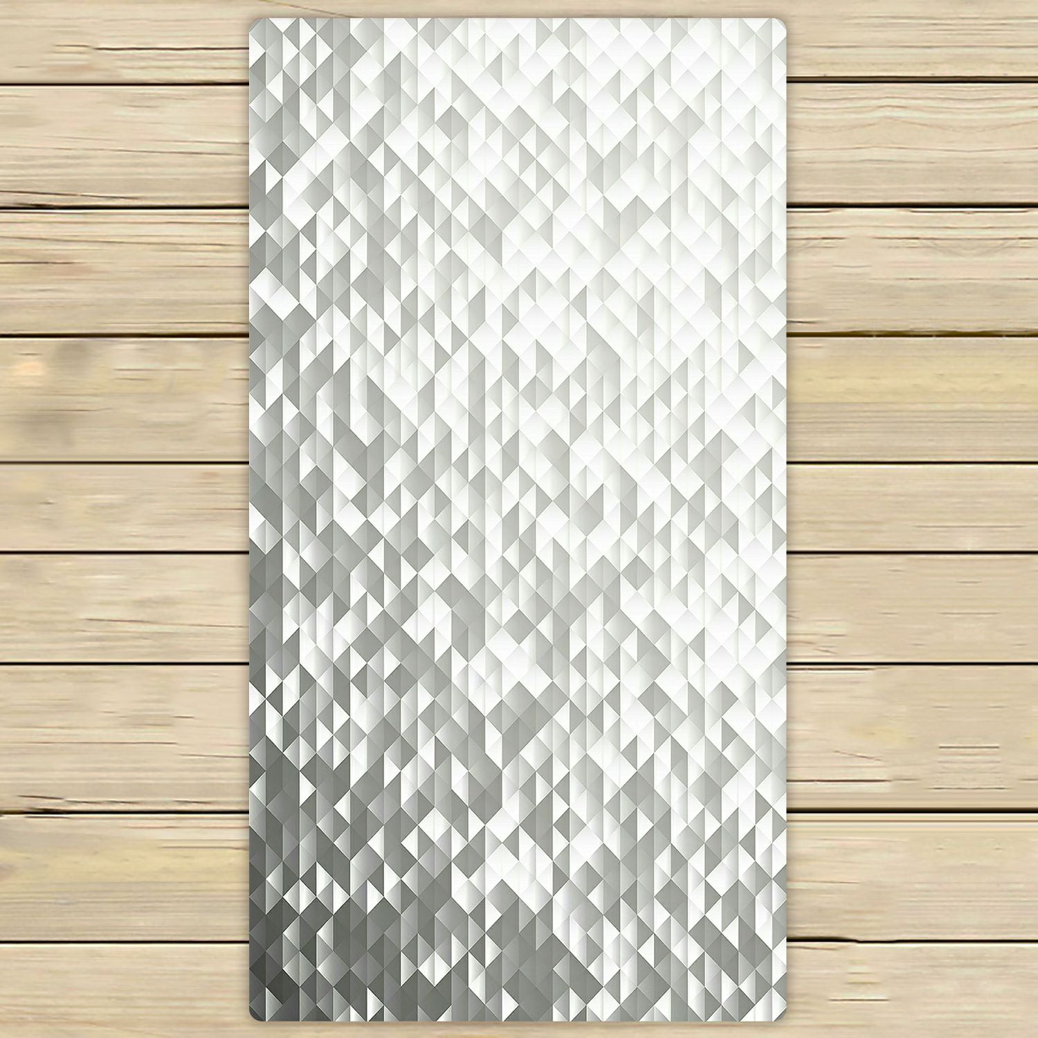 HATIART Silver Gray Blinking Glitter Glittering Sequins Mosaic Towels Beach Bath Pool Sprot Travel Hand Spa Towel 30x56 Inch Walmart