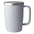 thumbnail image 1 of FORLIFE Dew Satin Finish Brew-In-Mug with Basket Infuser & Stainless Lid 18 oz., Lavender Mist, 1 of 10