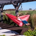 thumbnail image 3 of Vivere Hamac Double en Maille (Capacité de 400 lb) (Rose/Celeste), 3 of 6