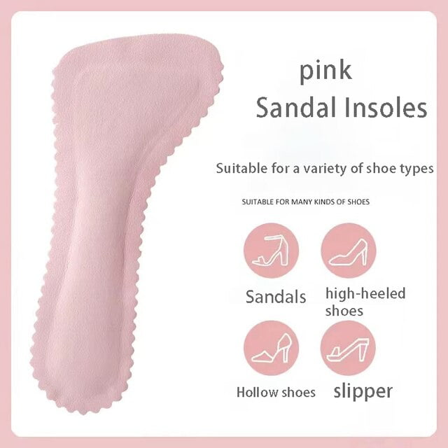 Sandal Insoles Pads For Women Antiskid Sweat Absorption Highheeled Shoes Sole Stickers Soft