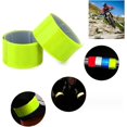 thumbnail image 2 of QWQJ 4Pcs High Visibility Reflective Wristbands Ankle Bands Armbands Gears for Running Dog Walking Night Activities, 2 of 7